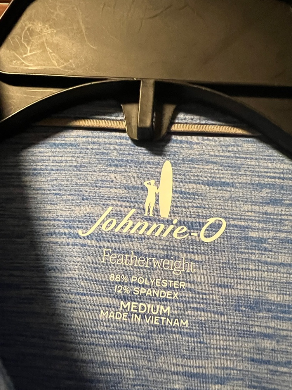 Brand New Johnnie-O Featherweight Performance Stretch Tennis 🎾 Blue Golf ⛳️ Polo - Picture 8 of 12